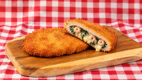 Cordon Bleu Spinat-Krabben