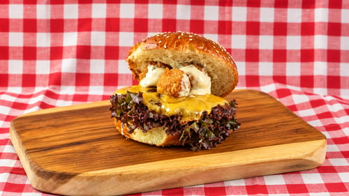 Mac and Cheese Burger