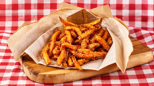 Süßkartoffelpommes