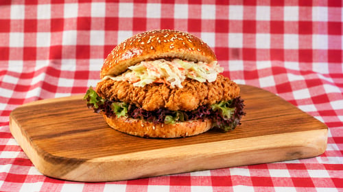 FRIED CHICKEN BURGER
