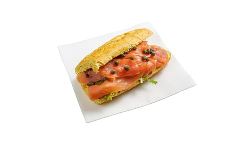 Broodje gerookte zalm