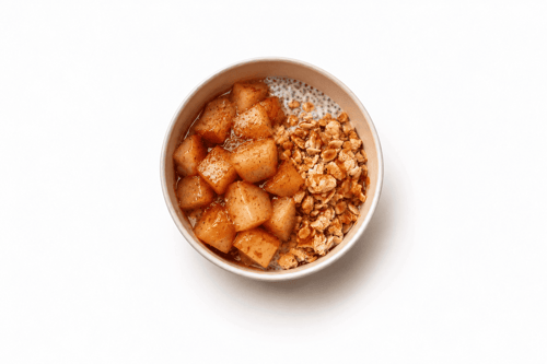 Bratapfel Chia Pudding