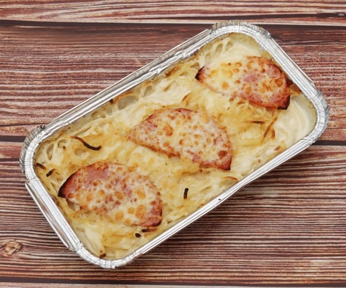 Spaghetti mit Schinken-Sahnesauce Normal