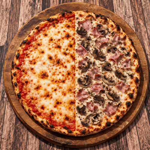 Halb/Halb Pizza groß