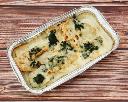Ravioli-Spinat-Rucola mit Gorgonzola-Sahnesauce Normal