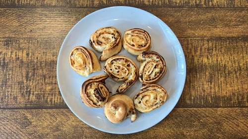 Pizzabrötchen mit Knoblauch