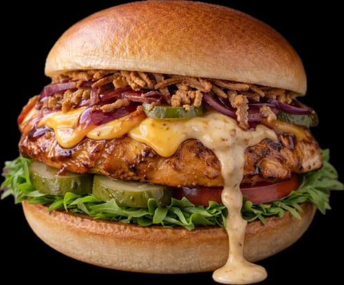 Cheese-Teriyaki-Burger