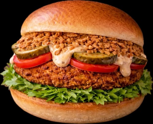 Falafel Crunch Burger