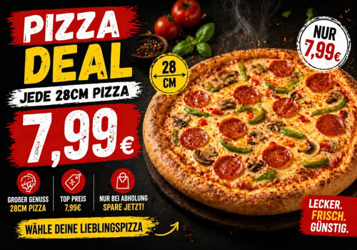 PIZZA DEAL 7,99€