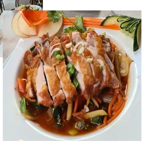 Knuspriges Hähnchen mit Ingwer-Sauce