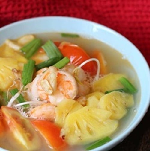 Canh Chua Suppe (Garnelen)