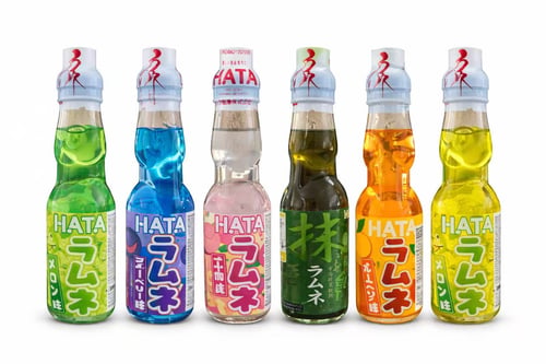 HATA  Japanische Ramune Soda -Überraschungs Geschmack 200ml  