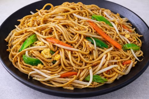 Gebratene Nudeln Vegetarisch