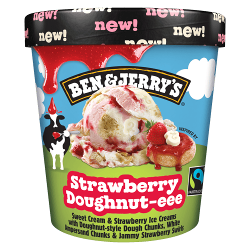 Ben & Jerry Strawberry Dougnut