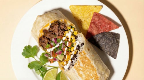 Macho beef burrito