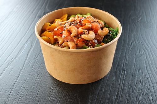 Poke Bowl Zalm Deal (Met keuze uit een drankje)