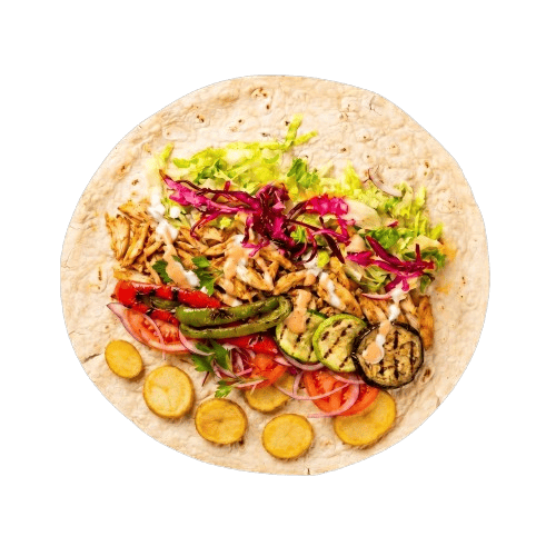 Chicken Dürüm mit Grillgemüse