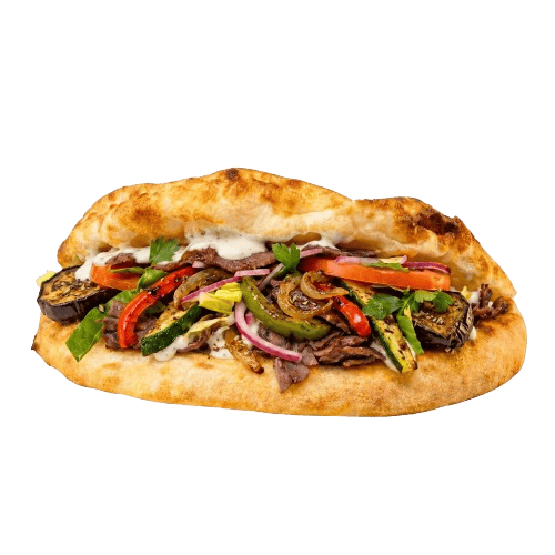 Steak Döner mit Grillgemüse 