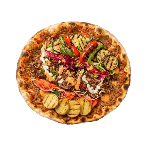 Lahmacun mit Grillgemüse