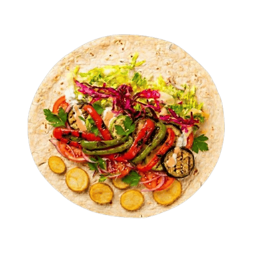 Vegatrischer Dürüm mit Grillgemüse