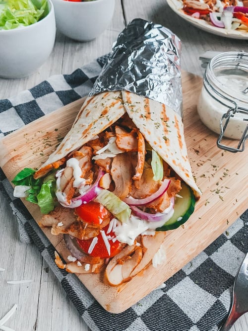 Döner kebab wrap