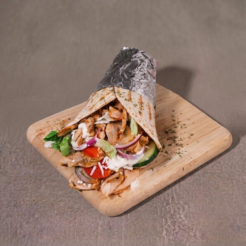 Doner kebab wrap