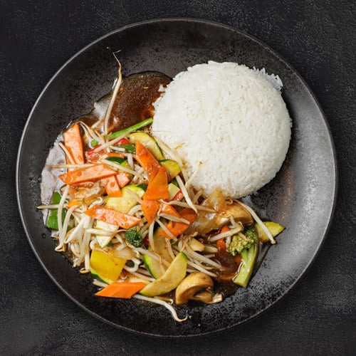 97. Kung Pao mit Garnelen