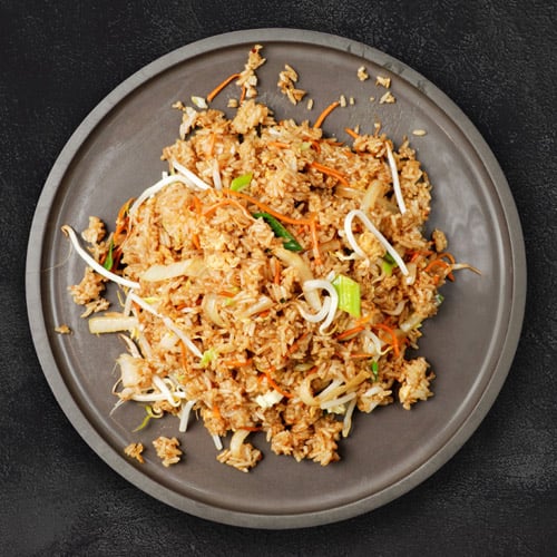 20. Reis mit Hühnerfleisch