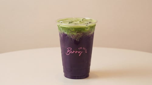 Iced Acai Matcha Latte