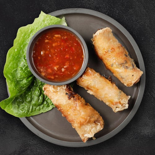 5. Frühlingsrollen mit Hühnerfleisch