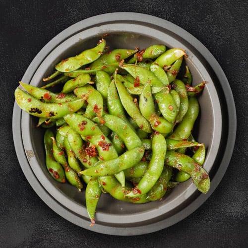 4. Edamame scharf
