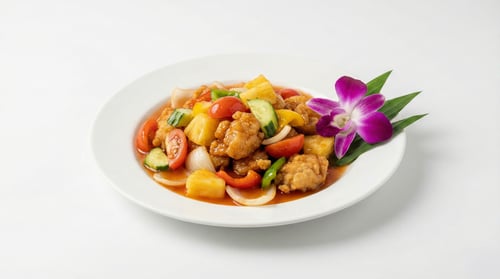 Tofu mit Süß-Sauer-Sauce