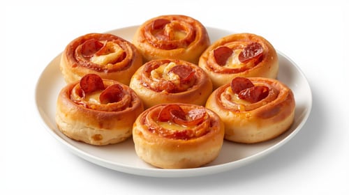 Pizzabrötchen Salami