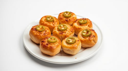 Pizzabrötchen Jalapeños