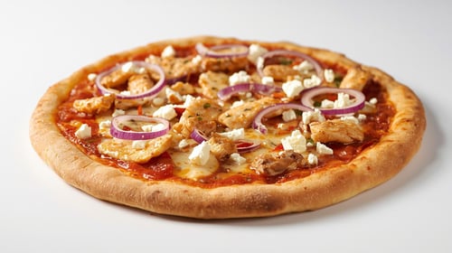 Hähnchen-Döner-Pizza Large, ø 32cm