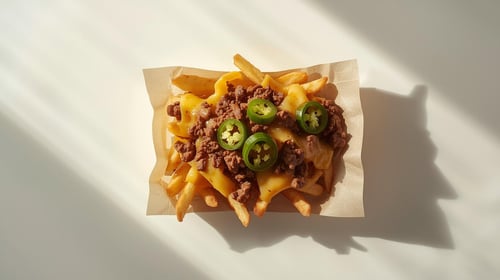 100% Hot Beef Fries