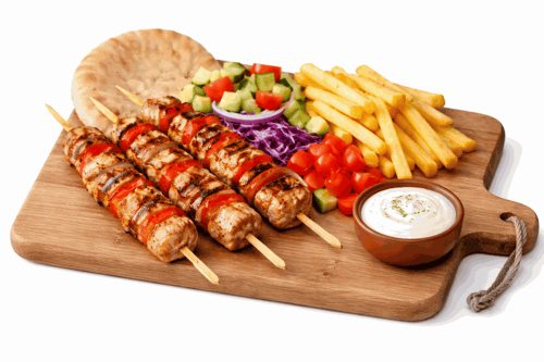 Schotel kip Shaslick groot