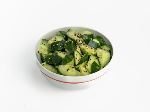 Zoetzure Komkommersalade