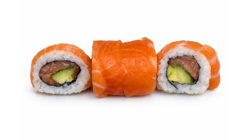 Soft Shell Zalm Roll (4x)