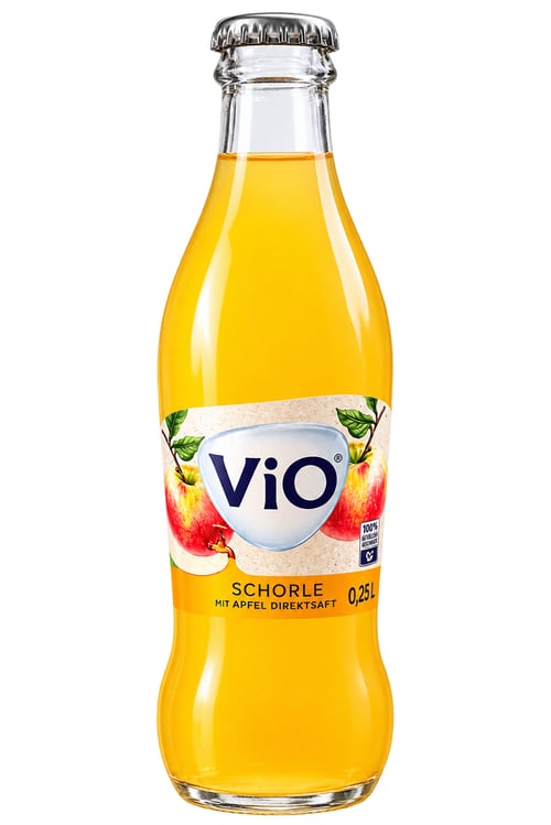 Vio_Schorle mit Apfel Direktsaft 0,25l