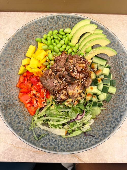 S97 Bowl Gebraten Rindfleisch 