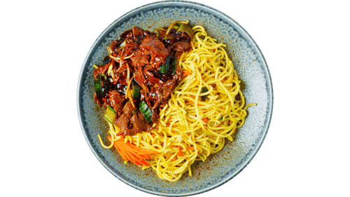 M02 Bratnudeln mit Rindfleisch