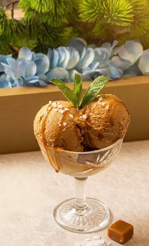 Caramel Eiscreme