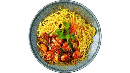 M03 Bratnudeln mit Garnelen