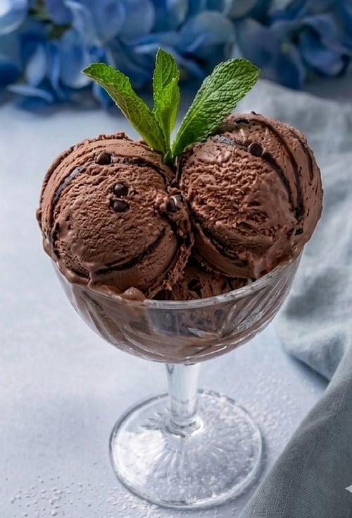 Schokolade Eiscreme