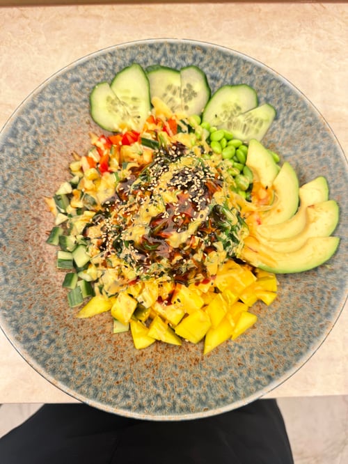 S98 Bowl Salat mit Wakame