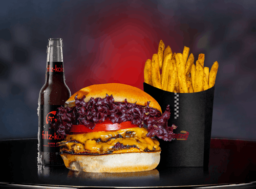 Double Cheeseburger-Menü