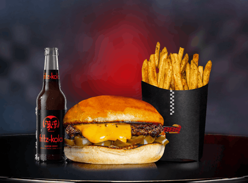 Hot Lap Burger-Menü