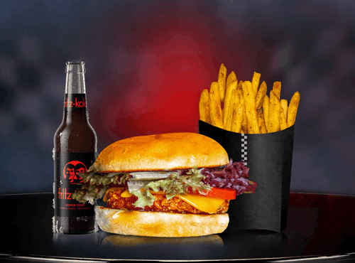 Fast Chicken Burger-Menü