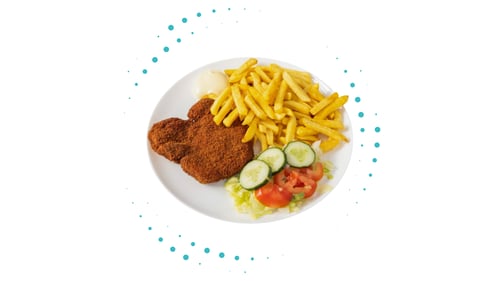Wiener schnitzel menu